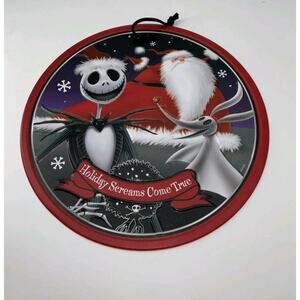 Nightmare Before Christmas Home Decor Wall Hanging Screams Come True RARE